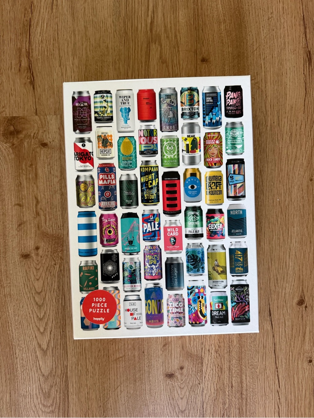Multi-Can Art Puzzle Wall Print - Colorful Can Print